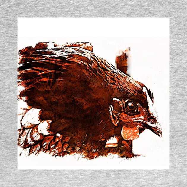 ANGRY CHICKEN by JOHN COVERT ILLUSTRATIONS